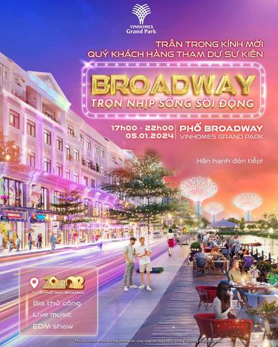 Trọn nhịp sống sôi động cùng Broadway