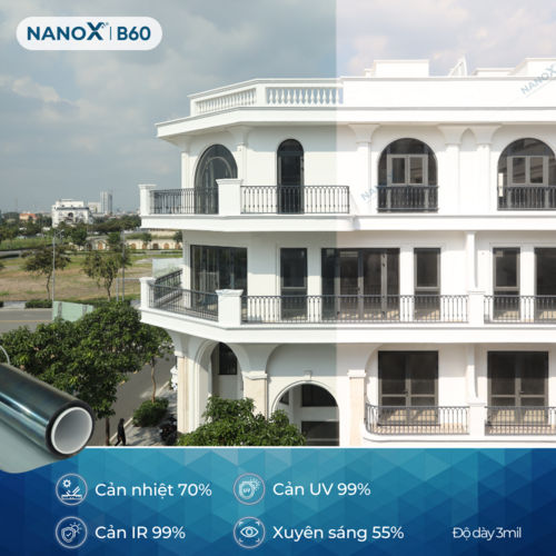 Phim cách nhiệt nhà kính NanoX - B60